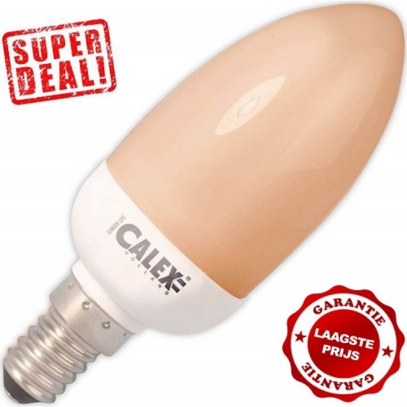 Bevestigen openbaring Geleidbaarheid Calex Mini Kaarslamp 240V 7W E14 Flame, ideaal voor kroonnluchter